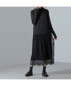 【ナノ ユニバース/nano universe】のレース切り替えサテンキャミワンピース 人気、トレンドファッション・服の通販 founy(ファニー) ファッション Fashion レディースファッション WOMEN ワンピース Dress キャミワンピース No Sleeve Dresses カーディガン Cardigan ギャザー Gather サテン Satin ジャケット Jacket スカラップ Scalloped バランス Balance ミドル Middle ランジェリー Lingerie レース Race 2024年 2024 2024-2025秋冬・A/W Aw/Autumn/Winter/Fw/Fall/2024-2025 thumbnail ブラック|ID: prp329100004097969 ipo3291000000027797453