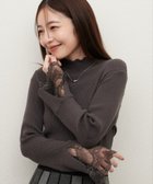 【ナチュラルクチュール/natural couture】の袖口レースもちもちリブタートル 人気、トレンドファッション・服の通販 founy(ファニー) ファッション Fashion レディースファッション WOMEN トップス・カットソー Tops/Tshirt 切替 Switching シンプル Simple デニム Denim 人気 Popularity ハイネック High Neck フィット Fit フェミニン Feminine リブニット Rib Knit レース Race A/W・秋冬 Aw・Autumn/Winter・Fw・Fall-Winter おすすめ Recommend 2024年 2024 ビジネス 仕事 通勤 Business 2024-2025秋冬・A/W Aw/Autumn/Winter/Fw/Fall/2024-2025 thumbnail チャコールグレー|ID: prp329100004097979 ipo3291000000029184555