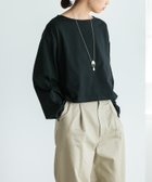 【アーバンリサーチ/URBAN RESEARCH】の『一部WEB限定カラー』ショート丈ロングTシャツ 人気、トレンドファッション・服の通販 founy(ファニー) ファッション Fashion レディースファッション WOMEN トップス・カットソー Tops/Tshirt シャツ/ブラウス Shirts/Blouses ロング / Tシャツ T-Shirts インナー Inner カットソー Cut And Sew クロップド Cropped コンパクト Compact ショート Short ジャケット Jacket スリーブ Sleeve デニム Denim バランス Balance ベスト Vest ベロア Velor ボーダー Border モノトーン Monotone ロング Long A/W・秋冬 Aw・Autumn/Winter・Fw・Fall-Winter 冬 Winter おすすめ Recommend 2024年 2024 2024-2025秋冬・A/W Aw/Autumn/Winter/Fw/Fall/2024-2025 thumbnail BLACK|ID: prp329100004098035 ipo3291000000028385246