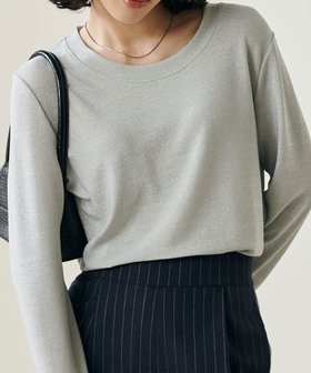 【ラナン/Ranan】の長袖ラメTシャツ 人気、トレンドファッション・服の通販 founy(ファニー) ファッション Fashion レディースファッション WOMEN トップス・カットソー Tops/Tshirt シャツ/ブラウス Shirts/Blouses ロング / Tシャツ T-Shirts インナー Inner トレンド Trend プチプライス・低価格 Affordable ベーシック Basic ラウンド Round 長袖 Long Sleeve |ID:prp329100004098038