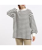 【その他のブランド/Other】のコットン袖ボリュームTシャツ/ 118568 人気、トレンドファッション・服の通販 founy(ファニー) ファッション Fashion レディースファッション WOMEN トップス・カットソー Tops/Tshirt シャツ/ブラウス Shirts/Blouses ロング / Tシャツ T-Shirts おすすめ Recommend カーディガン Cardigan スリット Slit thumbnail オフホワイト×ブラック10|ID: prp329100004098226 ipo3291000000028756914