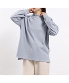 【その他のブランド/Other】のコットン袖ボリュームTシャツ/ 118568 人気、トレンドファッション・服の通販 founy(ファニー) ファッション Fashion レディースファッション WOMEN トップス・カットソー Tops/Tshirt シャツ/ブラウス Shirts/Blouses ロング / Tシャツ T-Shirts おすすめ Recommend カーディガン Cardigan スリット Slit thumbnail サックス82|ID: prp329100004098226 ipo3291000000028756918