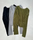 【アルシーヴ/archives】のシアーベロアTOPS 人気、トレンドファッション・服の通販 founy(ファニー) ファッション Fashion レディースファッション WOMEN トップス・カットソー Tops/Tshirt ベロア Velour インナー Inner カットソー Cut And Sew キャミワンピース Cami Dress ジャケット Jacket ベロア Velor 秋 Autumn/Fall thumbnail GRAY|ID: prp329100004098335 ipo3291000000028547939