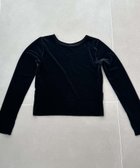 【アルシーヴ/archives】のシアーベロアTOPS 人気、トレンドファッション・服の通販 founy(ファニー) ファッション Fashion レディースファッション WOMEN トップス・カットソー Tops/Tshirt ベロア Velour インナー Inner カットソー Cut And Sew キャミワンピース Cami Dress ジャケット Jacket ベロア Velor 秋 Autumn/Fall thumbnail BLACK|ID: prp329100004098335 ipo3291000000028547940