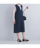 【その他のブランド/Other】のツイル キーネック ジャンパースカート NAVY|ID: prp329100004098867 ipo3291000000027810829