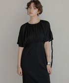 【ミエリインヴァリアント/MIELIINVARIANT】のGather Hourglass Dress 人気、トレンドファッション・服の通販 founy(ファニー) ファッション Fashion レディースファッション WOMEN ワンピース Dress ドレス Party Dresses オケージョン Occasion 軽量 Lightweight シフォン Chiffon ドッキング Docking ノースリーブ No Sleeve バランス Balance フォーマル Formal 半袖 Short Sleeve リボン Ribbon 冬 Winter おすすめ Recommend 二次会 Wedding Party ビジネス 仕事 通勤 Business thumbnail BLACK|ID: prp329100004098943 ipo3291000000028090748