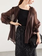 【テチチ/Te chichi】のシアーフードシャツ 人気、トレンドファッション・服の通販 founy(ファニー) ファッション Fashion レディースファッション WOMEN トップス・カットソー Tops/Tshirt シャツ/ブラウス Shirts/Blouses シアー Sheer トレンド Trend thumbnail チャコールグレー|ID: prp329100004099283 ipo3291000000028415736