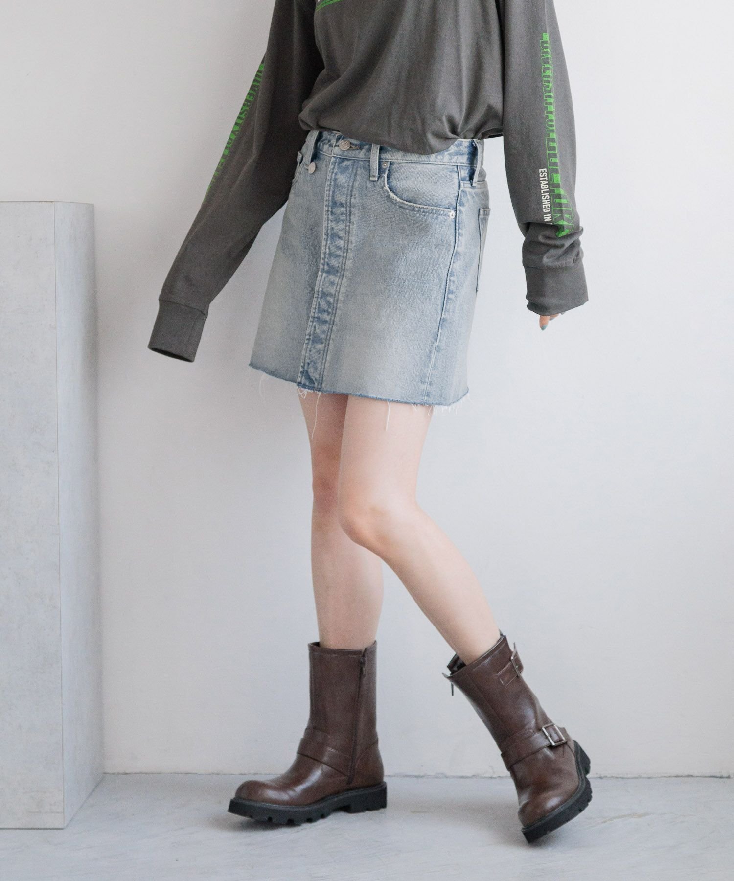 【ローリーズファーム/LOWRYS FARM】のCONE/ミニスカート 人気、トレンドファッション・服の通販 founy(ファニー) 　ファッション　Fashion　レディースファッション　WOMEN　スカート　Skirt　ミニスカート　Mini Skirts　おすすめ　Recommend　アメリカン　American　クラシック　Classic　チュニック　Tunic　デニム　Denim　フロント　Front　ミニスカート　Mini Skirt　定番　Standard　 other-1|ID: prp329100004099415 ipo3291000000028416785