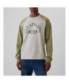 【ギャップ/GAP】のGAP ATHLETICロゴ ラグランTシャツ 人気、トレンドファッション・服の通販 founy(ファニー) ファッション Fashion レディースファッション WOMEN トップス・カットソー Tops/Tshirt シャツ/ブラウス Shirts/Blouses ロング / Tシャツ T-Shirts おすすめ Recommend ストレート Straight スリーブ Sleeve フィット Fit フロント Front リラックス Relax 長袖 Long Sleeve thumbnail WALDEN_GREEN|ID: prp329100004099435 ipo3291000000028681393