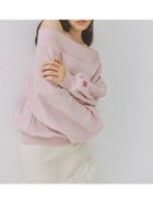 【スナイデル/SNIDEL】の【WEB限定】ワンショルダーロゴスウェット 人気、トレンドファッション・服の通販 founy(ファニー) ファッション Fashion レディースファッション WOMEN トップス・カットソー Tops/Tshirt パーカ Sweats スウェット Sweat オフショルダー Off Shoulder デコルテ Decolletage トレンド Trend モチーフ Motif 人気 Popularity 今季 This Season thumbnail PNK[066]|ID: prp329100004099489 ipo3291000000029508687