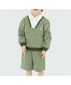 【モイモルン/moimoln / KIDS】の【セットアップ】ルーカスハウンドチェックトップス パンツ 人気、トレンドファッション・服の通販 founy(ファニー) ファッション Fashion キッズファッション KIDS トップス・カットソー Tops/Tees/Kids ボトムス Bottoms/Kids セットアップ Setup/Kids トップス Tops おすすめ Recommend クラシカル Classical ショート Short セットアップ Set Up ハウンドトゥース Houndstooth thumbnail カーキ|ID: prp329100004099561 ipo3291000000028438899