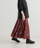 【アーバンリサーチ/URBAN RESEARCH】のフラワープリントギャザーロングスカート 人気、トレンドファッション・服の通販 founy(ファニー) ファッション Fashion レディースファッション WOMEN スカート Skirt ロングスカート Long Skirt 2024年 2024 2024-2025秋冬・A/W Aw/Autumn/Winter/Fw/Fall/2024-2025 A/W・秋冬 Aw・Autumn/Winter・Fw・Fall-Winter 冬 Winter おすすめ Recommend フレア Flare プリント Print ロング Long thumbnail MAROON|ID: prp329100004099660 ipo3291000000028495197