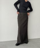 【キャナルジーン/CANAL JEAN】のRED CHOP WORKS(レッドチョップワークス)ロングスカート 人気、トレンドファッション・服の通販 founy(ファニー) ファッション Fashion レディースファッション WOMEN スカート Skirt ロングスカート Long Skirt おすすめ Recommend シンプル Simple スリット Slit タンク Tank トレンド Trend ポケット Pocket ロング Long thumbnail チャコールグレー|ID: prp329100004099929 ipo3291000000028715046