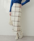 【ナチュラルクチュール/natural couture】のラップ風フリンジチェックタイトスカート 人気、トレンドファッション・服の通販 founy(ファニー) ファッション Fashion レディースファッション WOMEN スカート Skirt 2024年 2024 2024-2025秋冬・A/W Aw/Autumn/Winter/Fw/Fall/2024-2025 おすすめ Recommend フリンジ Fringe フロント Front ポケット Pocket ラップ Wrap thumbnail アイボリー|ID: prp329100004099932 ipo3291000000029325010