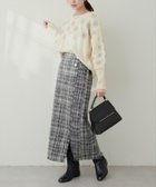 【ナチュラルクチュール/natural couture】のラップ風フリンジチェックタイトスカート 人気、トレンドファッション・服の通販 founy(ファニー) ファッション Fashion レディースファッション WOMEN スカート Skirt 2024年 2024 2024-2025秋冬・A/W Aw/Autumn/Winter/Fw/Fall/2024-2025 おすすめ Recommend フリンジ Fringe フロント Front ポケット Pocket ラップ Wrap thumbnail グレー|ID: prp329100004099932 ipo3291000000029325012