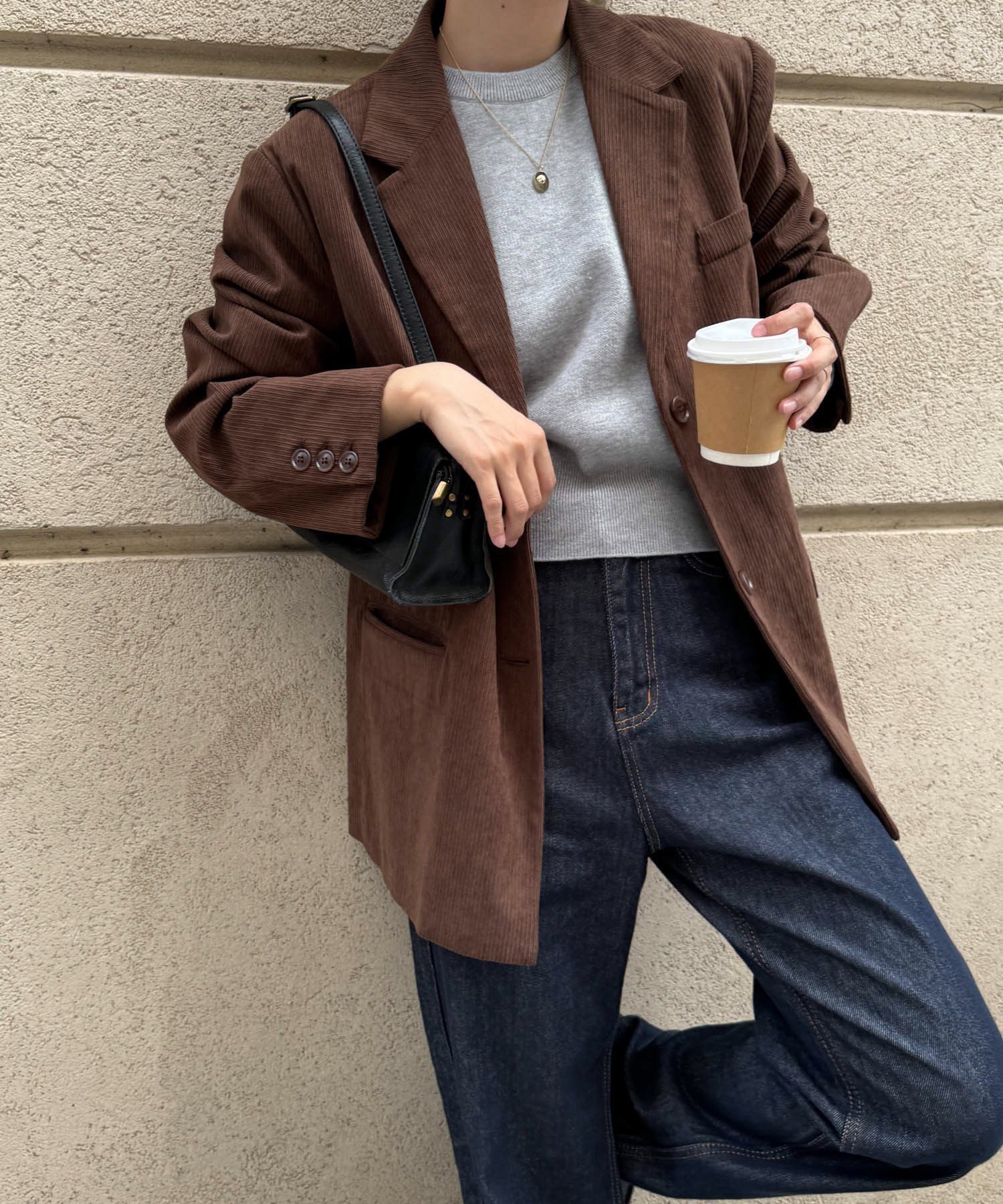 【キャナルジーン/CANAL JEAN】のLakey Park(レイキーパーク)コーデュロイテーラードジャケット 人気、トレンドファッション・服の通販 founy(ファニー) 　ファッション　Fashion　レディースファッション　WOMEN　アウター　Coat Outerwear　ジャケット　Jackets　テーラードジャケット　Tailored Jackets　キャップ　Cap　コーデュロイ　Corduroy　デニム　Denim　ポケット　Pocket　 other-1|ID: prp329100004100141 ipo3291000000028824529