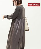 【コンバーストウキョウ/CONVERSE TOKYO】の【WEB LIMITED】BACK GATHER SWEAT DRESS 人気、トレンドファッション・服の通販 founy(ファニー) ファッション Fashion レディースファッション WOMEN トップス・カットソー Tops/Tshirt パーカ Sweats スウェット Sweat ワンピース Dress ドレス Party Dresses ドッキング Docking リラックス Relax ロング Long thumbnail チャコールグレー|ID: prp329100004100181 ipo3291000000028794864