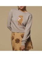 【リリーブラウン/Lily Brown】の【WEB限定カラー】Lily Bearリボンニットプルオーバー 人気、トレンドファッション・服の通販 founy(ファニー) ファッション Fashion レディースファッション WOMEN トップス・カットソー Tops/Tshirt ニット Knit Tops プルオーバー Pullover thumbnail GRY[006]|ID: prp329100004100197 ipo3291000000028416415