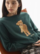 【リリーブラウン/Lily Brown】の【WEB限定カラー】Lily Bearリボンニットプルオーバー 人気、トレンドファッション・服の通販 founy(ファニー) ファッション Fashion レディースファッション WOMEN トップス・カットソー Tops/Tshirt ニット Knit Tops プルオーバー Pullover thumbnail GRN[024]|ID: prp329100004100197 ipo3291000000028416417