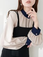 【ナチュラルクチュール/natural couture】のWEB限定 / バイカラーデザイン釦ブラウス 人気、トレンドファッション・服の通販 founy(ファニー) ファッション Fashion レディースファッション WOMEN トップス・カットソー Tops/Tshirt シャツ/ブラウス Shirts/Blouses ウェーブ Wave 春 Spring 秋 Autumn/Fall シンプル Simple とろみ Thickness デニム Denim トリミング Trimming フェミニン Feminine ポケット Pocket ロング Long ワーク Work 冬 Winter 再入荷 Restock/Back In Stock/Re Arrival おすすめ Recommend 夏 Summer 2024年 2024 エレガント 上品 Elegant ビジネス 仕事 通勤 Business 2024-2025秋冬・A/W Aw/Autumn/Winter/Fw/Fall/2024-2025 thumbnail ベージュ|ID: prp329100004100219 ipo3291000000029256138