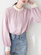 【ナチュラルクチュール/natural couture】のWEB限定 / バイカラーデザイン釦ブラウス 人気、トレンドファッション・服の通販 founy(ファニー) ファッション Fashion レディースファッション WOMEN トップス・カットソー Tops/Tshirt シャツ/ブラウス Shirts/Blouses ウェーブ Wave 春 Spring 秋 Autumn/Fall シンプル Simple とろみ Thickness デニム Denim トリミング Trimming フェミニン Feminine ポケット Pocket ロング Long ワーク Work 冬 Winter 再入荷 Restock/Back In Stock/Re Arrival おすすめ Recommend 夏 Summer 2024年 2024 エレガント 上品 Elegant ビジネス 仕事 通勤 Business 2024-2025秋冬・A/W Aw/Autumn/Winter/Fw/Fall/2024-2025 thumbnail ピンクベージュ|ID: prp329100004100219 ipo3291000000029256141