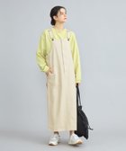 【コーエン/COEN】のPENNEYS(ぺニーズ)別注カツラギジャンパースカート 人気、トレンドファッション・服の通販 founy(ファニー) ファッション Fashion レディースファッション WOMEN スカート Skirt ストレート Straight スリット Slit ポケット Pocket マキシ Maxi ループ Loop 別注 Special Order thumbnail NATURAL|ID: prp329100004100222 ipo3291000000028296980