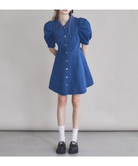 【レディアゼル/REDYAZEL】のコルセット風デニムミニワンピース 人気、トレンドファッション・服の通販 founy(ファニー) ファッション Fashion レディースファッション WOMEN ワンピース Dress おすすめ Recommend インナー Inner コルセット Corset シアー Sheer デニム Denim トレンド Trend フェミニン Feminine ロング Long 長袖 Long Sleeve |ID:prp329100004100274