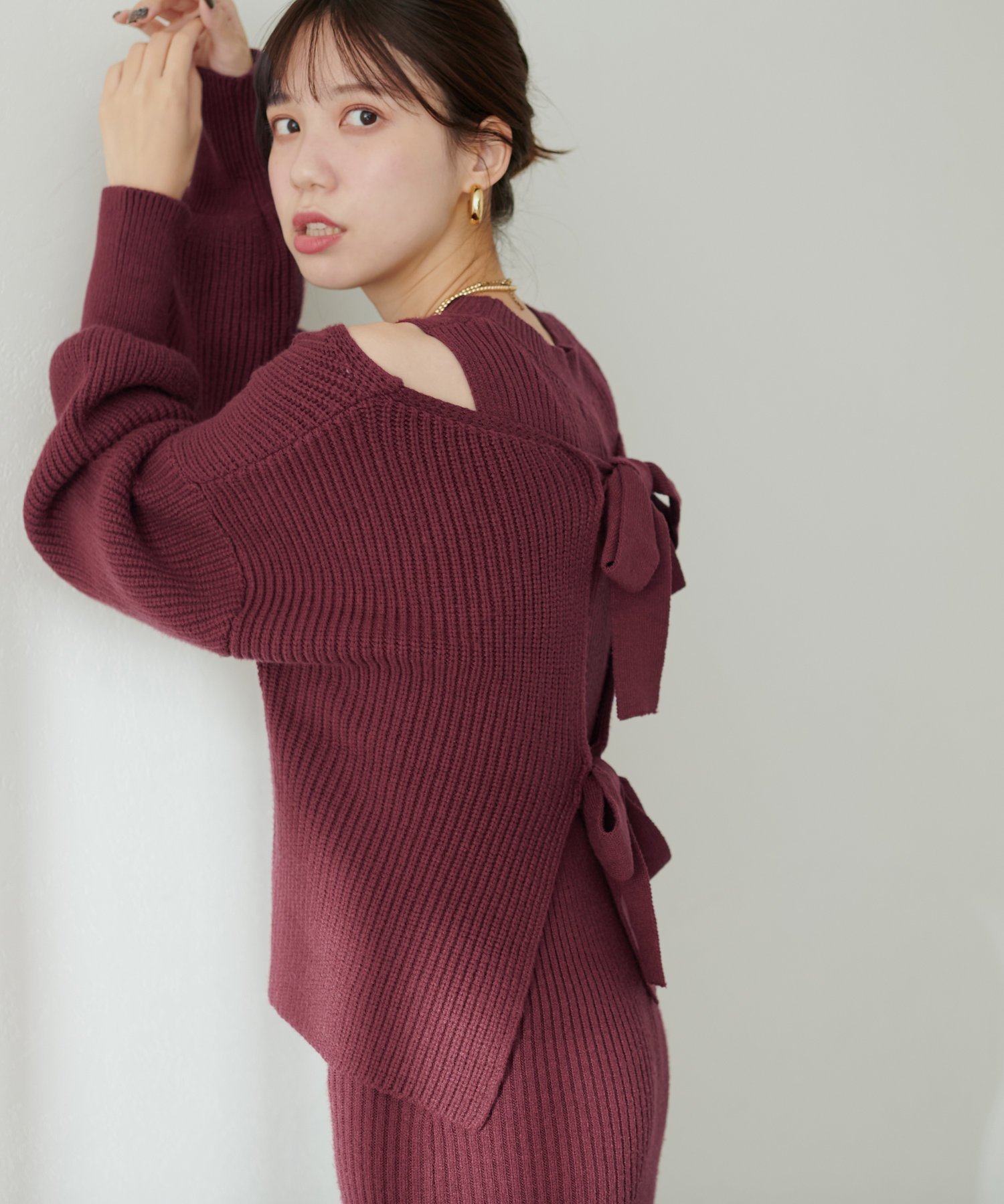 【ナチュラルクチュール/natural couture】の【Web限定】SET UPガーリーニットワンピース 人気、トレンドファッション・服の通販 founy(ファニー) 　ファッション　Fashion　レディースファッション　WOMEN　ワンピース　Dress　ニットワンピース　Knit Dresses　2024年　2024　2024-2025秋冬・A/W　Aw/Autumn/Winter/Fw/Fall/2024-2025　A/W・秋冬　Aw・Autumn/Winter・Fw・Fall-Winter　おすすめ　Recommend　インナー　Inner　カーディガン　Cardigan　ガーリー　Girly　シンプル　Simple　ジャケット　Jacket　セパレート　Separate　タートルネック　Turtleneck　デニム　Denim　ノースリーブ　No Sleeve　ハイネック　High Neck　フレア　Flare　マーメイド　Mermaid　リボン　Ribbon　エレガント 上品　Elegant　 other-1|ID: prp329100004100305 ipo3291000000028717424