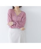 【ナチュラル ビューティー ベーシック/NATURAL BEAUTY BASIC】のフォルムスリーブシアーカーディガン 人気、トレンドファッション・服の通販 founy(ファニー) ファッション Fashion レディースファッション WOMEN トップス・カットソー Tops/Tshirt カーディガン Cardigans おすすめ Recommend インナー Inner コンパクト Compact サテン Satin フォルム Form 夏 Summer 羽織 Haori thumbnail ピンク|ID: prp329100004100341 ipo3291000000028587614