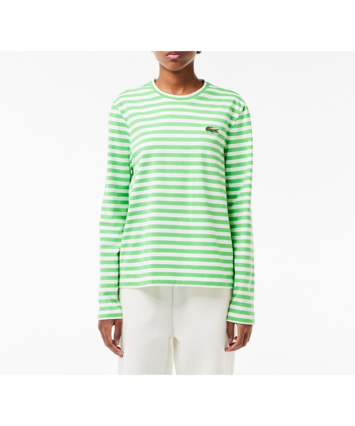 【ラコステ/LACOSTE】のベーシックボーダーTシャツ インテリア・キッズ・メンズ・レディースファッション・服の通販 founy(ファニー) https://founy.com/ ファッション Fashion レディースファッション WOMEN トップス・カットソー Tops/Tshirt シャツ/ブラウス Shirts/Blouses ロング / Tシャツ T-Shirts エレガント 上品 Elegant ジャージ Jersey スリーブ Sleeve ベーシック Basic ボーダー Border ロング Long |ID: prp329100004100444 ipo3291000000028899150