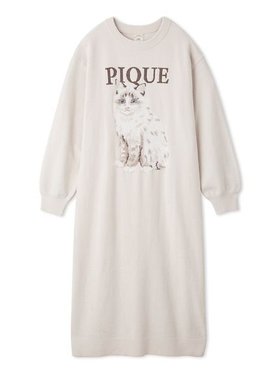 【ジェラート ピケ/gelato pique】のCAT ジャガードワンピース 人気、トレンドファッション・服の通販 founy(ファニー) ファッション Fashion レディースファッション WOMEN ワンピース Dress おすすめ Recommend スリーブ Sleeve モチーフ Motif ロング Long 猫 Cat |ID:prp329100004100518