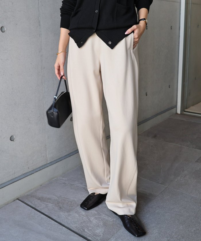 【その他のブランド/Other】のポンチ カーブ パンツ evernavy エバーネイビー インテリア・キッズ・メンズ・レディースファッション・服の通販 founy(ファニー) https://founy.com/ ファッション Fashion レディースファッション Fashion for Women パンツ Pants & Trousers とろみ Fluid, Flowy Fabric なめらか Smooth, Silky Texture ストレッチ Stretch, Stretchy Fabric フロント Front, Front Design ボトム Bottoms, Lower Wear ポケット Pocket, Pocket Detail ワイド Wide, Wide Fit 人気 Popular, Best Seller 切替 Switching, Contrast Panel 楽ちん Easy Fit, Comfortable |ID: prp329100004100605 ipo3291000000032663891