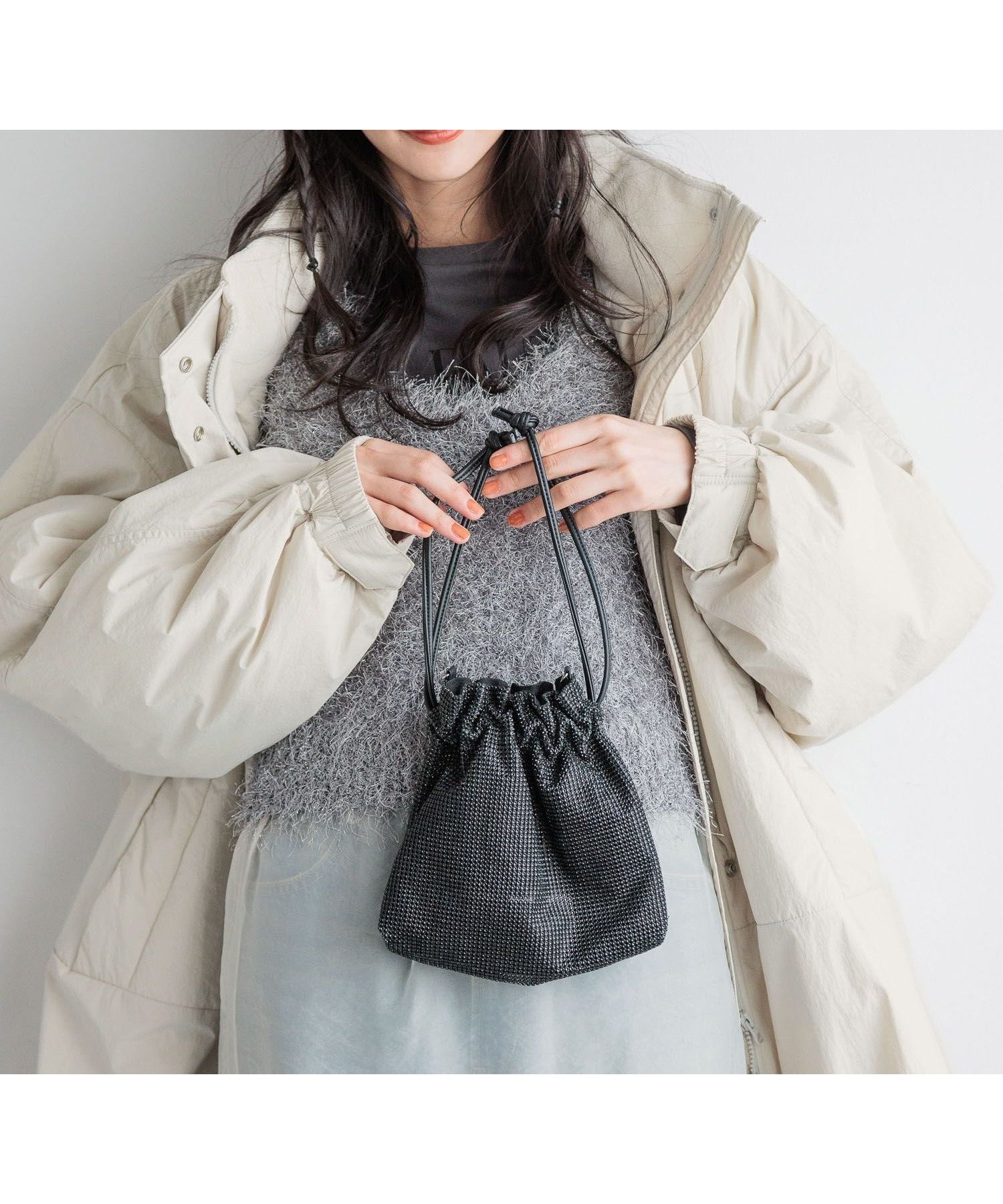 【ローリーズファーム/LOWRYS FARM】のキラキラメッシュBAG 人気、トレンドファッション・服の通販 founy(ファニー) 　ファッション　Fashion　レディースファッション　WOMEN　バッグ　Bag　メッシュ　Mesh　 other-1|ID: prp329100004100673 ipo3291000000028695753