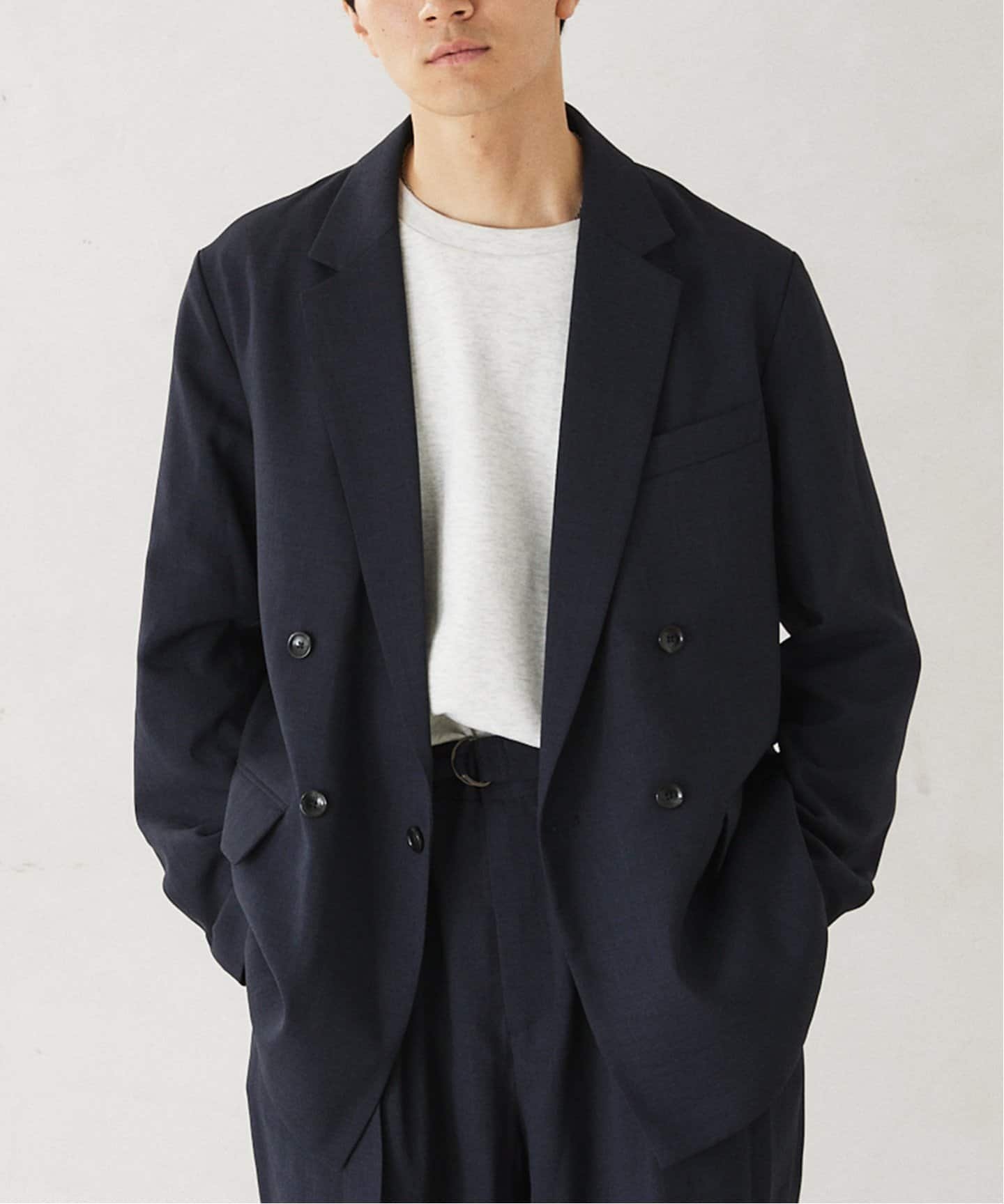 【ジャーナルスタンダード レリューム/JOURNAL STANDARD relume / MEN】のバスケットダブルブレスト ウォッシャブルジャケット 人気、トレンドファッション・服の通販 founy(ファニー) 　ファッション　Fashion　メンズファッション　MEN　S/S・春夏　Ss・Spring/Summer　おすすめ　Recommend　カットソー　Cut And Sew　クラシック　Classic　ジャケット　Jacket　スラックス　Slacks　セットアップ　Set Up　ダブル　Double　デニム　Denim　トレンド　Trend　バスケット　Basket　バランス　Balance　モダン　Modern　夏　Summer　春　Spring　洗える　Washable　無地　Plain Color　 other-1|ID: prp329100004100710 ipo3291000000028810478