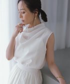 【アニュアンス/anuans】のドレープネックシアーブラウス 人気、トレンドファッション・服の通販 founy(ファニー) ファッション Fashion レディースファッション WOMEN トップス・カットソー Tops/Tshirt シャツ/ブラウス Shirts/Blouses インナー Inner キャミソール Camisole サテン Satin ドレープ Drape ノースリーブ No Sleeve エレガント 上品 Elegant thumbnail IVORY|ID: prp329100004100808 ipo3291000000028229339