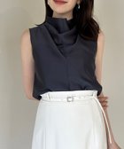 【アニュアンス/anuans】のドレープネックシアーブラウス 人気、トレンドファッション・服の通販 founy(ファニー) ファッション Fashion レディースファッション WOMEN トップス・カットソー Tops/Tshirt シャツ/ブラウス Shirts/Blouses インナー Inner キャミソール Camisole サテン Satin ドレープ Drape ノースリーブ No Sleeve エレガント 上品 Elegant thumbnail CHARCOALGREY|ID: prp329100004100808 ipo3291000000028229340