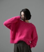 【サロン アダム エ ロペ/SALON adam et rope'】の【WEB限定】シャギークルーネックニットプルオーバー 人気、トレンドファッション・服の通販 founy(ファニー) ファッション Fashion レディースファッション WOMEN トップス・カットソー Tops/Tshirt ニット Knit Tops プルオーバー Pullover カーディガン Cardigan クロップド Cropped スタイリッシュ Stylish トレンド Trend 定番 Standard フォルム Form ポケット Pocket ラグジュアリー Luxury おすすめ Recommend thumbnail ピンク(63)|ID: prp329100004100817 ipo3291000000029484340