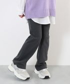 【デビロック/devirock / KIDS】のウルトラストレッチ セミフレアパンツ(やわらかタッチ) ロングパンツ 25SS 杢チャコール|ID: prp329100004100842 ipo3291000000031936961