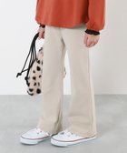 【デビロック/devirock / KIDS】のウルトラストレッチ セミフレアパンツ(やわらかタッチ) ロングパンツ 25SS グレージュ|ID: prp329100004100842 ipo3291000000031936963
