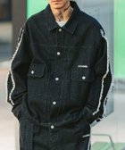 【サブサエティ/Subciety / MEN】のFRINGE DENIM JKT 人気、トレンドファッション・服の通販 founy(ファニー) ファッション Fashion メンズファッション MEN ジャケット Jacket セットアップ Set Up デニム Denim パッチ Patch フリンジ Fringe フロント Front ポケット Pocket 再入荷 Restock/Back In Stock/Re Arrival thumbnail BLACK|ID: prp329100004100987 ipo3291000000028608046