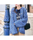 【フリークスストア/FREAK'S STORE】のジャガード ニット 金ボタン カーデ【限定展開】 24AW ブルー|ID: prp329100004101026 ipo3291000000029184645