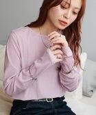 【ディスコート/Discoat】の【ベストセラー】フロッキーメッシュロングスリーブ《WEB限定カラーあり》 ベビーピンク|ID: prp329100004101780 ipo3291000000031957941