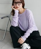 【ディスコート/Discoat】の【ベストセラー】フロッキーメッシュロングスリーブ《WEB限定カラーあり》 パープル|ID: prp329100004101780 ipo3291000000033485147