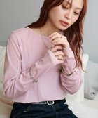 【ディスコート/Discoat】の【ベストセラー】フロッキーメッシュロングスリーブ《WEB限定カラーあり》 ベビーピンク|ID: prp329100004101780 ipo3291000000033485150