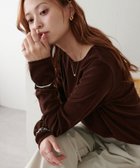 【ディスコート/Discoat】の【ベストセラー】フロッキーメッシュロングスリーブ《WEB限定カラーあり》 ブラウン|ID: prp329100004101780 ipo3291000000033485152