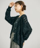 【グローバルワーク/GLOBAL WORK】のシャギーカーディガン/127259 人気、トレンドファッション・服の通販 founy(ファニー) ファッション Fashion レディースファッション WOMEN トップス・カットソー Tops/Tshirt カーディガン Cardigans カットジャガード Cut Jacquard カーディガン Cardigan シアー Sheer シンプル Simple デニム Denim フリンジ Fringe ボトム Bottom 夏 Summer thumbnail ブラック09|ID: prp329100004101844 ipo3291000000028176504