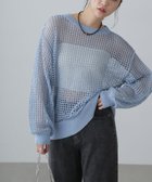 【フリーズマート/FREE'S MART】のオーバーサイズラメメッシュニット 人気、トレンドファッション・服の通販 founy(ファニー) ファッション Fashion レディースファッション WOMEN トップス・カットソー Tops/Tshirt ニット Knit Tops おすすめ Recommend シンプル Simple スラックス Slacks ボトム Bottom メッシュ Mesh thumbnail ライトブルー|ID: prp329100004101940 ipo3291000000027868073