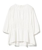 【ビームス ハート/BEAMS HEART】のシャーリング プルオーバー 人気、トレンドファッション・服の通販 founy(ファニー) ファッション Fashion レディースファッション WOMEN トップス・カットソー Tops/Tshirt プルオーバー Pullover ウェーブ Wave 秋 Autumn/Fall カットソー Cut And Sew ギャザー Gather シャーリング Shirring シンプル Simple スタンダード Standard スリーブ Sleeve デニム Denim バルーン Balloon フロント Front ボトム Bottom ワイド Wide 夏 Summer thumbnail OFF WHITE|ID: prp329100004101949 ipo3291000000028520372