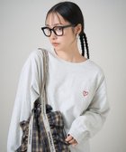 【フリークスストア/FREAK'S STORE】のハート刺繍 ベーシックロングTシャツ 24AW 人気、トレンドファッション・服の通販 founy(ファニー) ファッション Fashion レディースファッション WOMEN トップス・カットソー Tops/Tshirt シャツ/ブラウス Shirts/Blouses ロング / Tシャツ T-Shirts 2024年 2024 2024-2025秋冬・A/W Aw/Autumn/Winter/Fw/Fall/2024-2025 A/W・秋冬 Aw・Autumn/Winter・Fw・Fall-Winter 冬 Winter ショルダー Shoulder シンプル Simple ドロップ Drop ベーシック Basic ロング Long ワンポイント One Point thumbnail ライトグレー|ID: prp329100004102049 ipo3291000000028899812