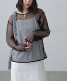 【フリーズマート/FREE'S MART】のメッシュロングTシャツ 人気、トレンドファッション・服の通販 founy(ファニー) ファッション Fashion レディースファッション WOMEN トップス・カットソー Tops/Tshirt シャツ/ブラウス Shirts/Blouses ロング / Tシャツ T-Shirts キャミソール Camisole シアー Sheer タンク Tank トレンド Trend メッシュ Mesh ロング Long thumbnail ブラック|ID: prp329100004102091 ipo3291000000027869752